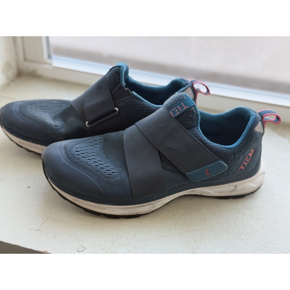 TIEM cycling shoe Size 6 Women's Blue Slipstream indoor